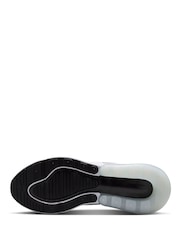 Nike Black White Air Max 270 Trainers - Image 5 of 7