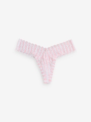 Victoria's Secret Yellow/Orange/Pink Thong 4 Pack Knickers - Image 2 of 7