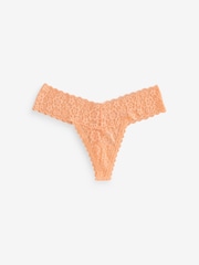 Victoria's Secret Yellow/Orange/Pink Thong 4 Pack Knickers - Image 4 of 7