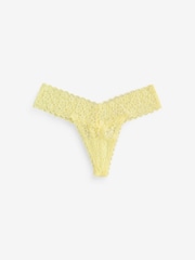 Victoria's Secret Yellow/Orange/Pink Thong 4 Pack Knickers - Image 5 of 7