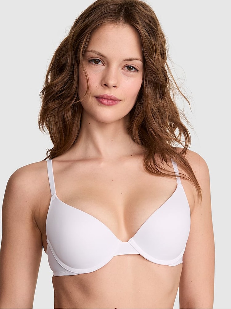 Victoria's Secret Pink White Push Up Bra - Image 1 of 2