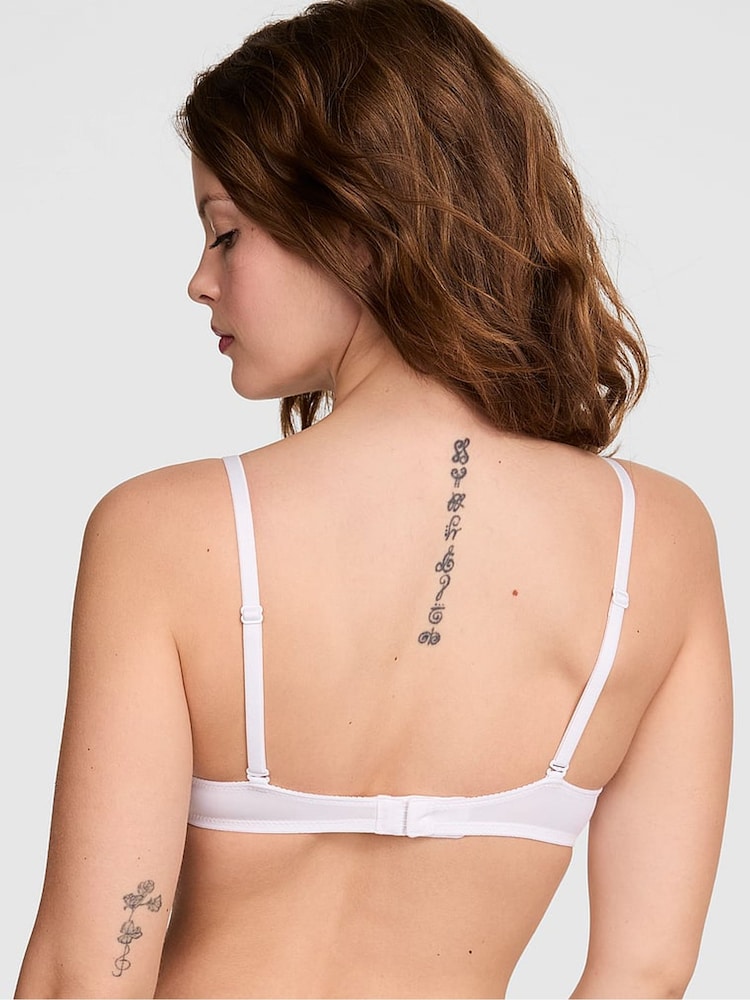 Victoria's Secret Pink White Push Up Bra - Image 2 of 2