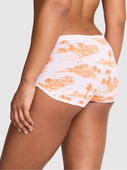 Victoria's Secret Pink Orange Toile Boyshort Cotton Knickers - Image 2 of 2