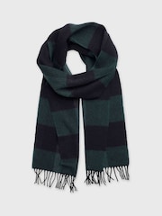 Brook Taverner Blue Check Scarf - Image 1 of 4