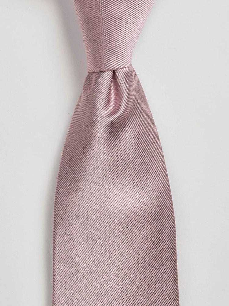 Brook Taverner Pink Twill Pure Silk Tie - Image 2 of 4