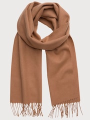Brook Taverner Natural Pure Lambswool Scarf - Image 3 of 4