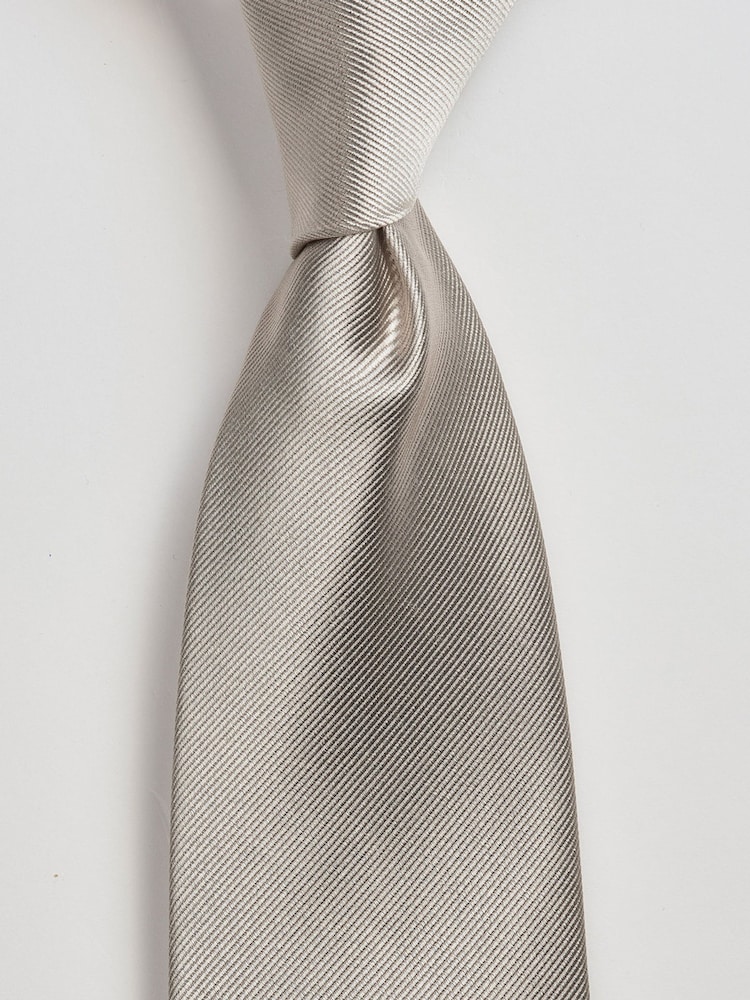 Brook Taverner Natural Twill Pure Silk Tie - Image 2 of 4