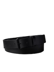 Calvin Klein Black Full-Grain Leather Belt - Image 1 of 2