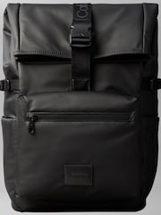 Calvin Klein Black Puffer Utility Roll Top Backpack - Image 6 of 6