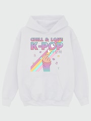 Brands In White K-Pop Chill & Love Hoodie - Image 3 of 5