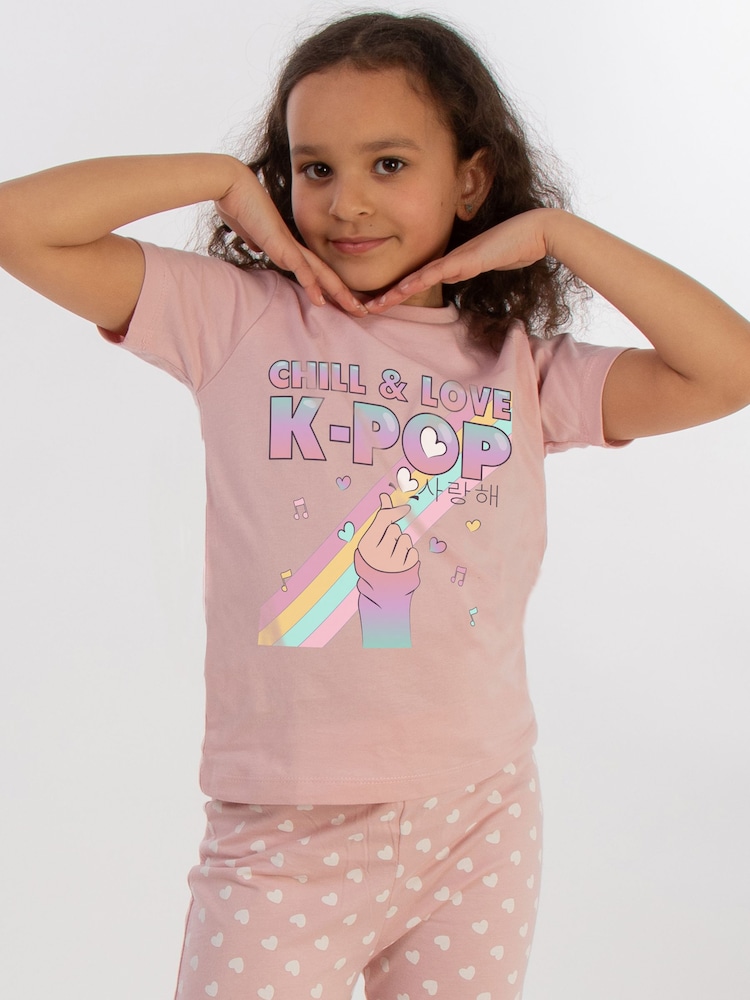 Brands In Pink K-Pop Chill & Love Pyjamas - Image 1 of 5 Brands In Pink K-Pop Chill & Love Pyjamas - Image 1 of 5