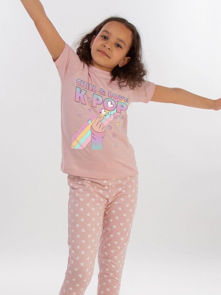 Brands In Pink K-Pop Chill & Love Pyjamas - Image 2 of 5 Brands In Pink K-Pop Chill & Love Pyjamas - Image 2 of 5