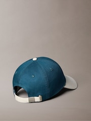 Calvin Klein Blue Colorblock Embroidered Logo Cap - Image 2 of 4