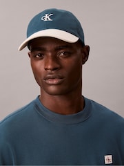 Calvin Klein Blue Colorblock Embroidered Logo Cap - Image 4 of 4