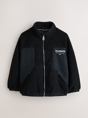 smALLSAINTS Black Underground Fleece Jacket - Image 1 of 7