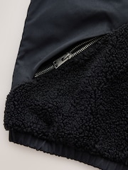 smALLSAINTS Black Underground Fleece Jacket - Image 6 of 7