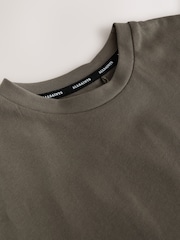 smALLSAINTS Khaki Green Oversized Orlando Logo Crew T-Shirt - Image 9 of 10