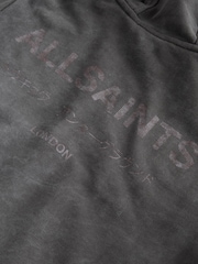 smALLSAINTS Charcoal Grey Underground Oversized Pullover Hoodie - Image 10 of 11