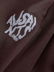 smALLSAINTS Dark Brown Orlando Oversized Hoddie and Jogger Set - Image 12 of 16