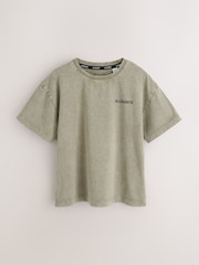 Washed Grey/Black - smALLSAINTS Logo Ronde hals Relaxed T-shirts 3 Pack - Afbeelding 3 van 8