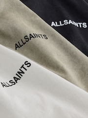 Washed Grey/Black - smALLSAINTS Logo Ronde hals Relaxed T-shirts 3 Pack - Afbeelding 6 van 8