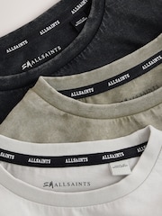 Washed Grey/Black - smALLSAINTS Logo Ronde hals Relaxed T-shirts 3 Pack - Afbeelding 8 van 8