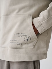 smALLSAINTS Stone Stamp Oversized Hoodie and Joggers Set - Image 6 of 14