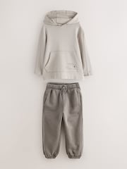 smALLSAINTS Stone Stamp Oversized Hoodie and Joggers Set - Image 8 of 14