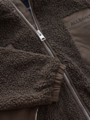 smALLSAINTS Brown Underground Fleece Jacket - Image 11 of 12