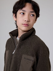 smALLSAINTS Brown Underground Fleece Jacket - Image 4 of 12