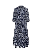 Evans Blue Tiered Dress - Image 5 of 5