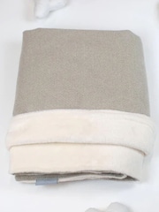 Lords and Labradors Natural Herringbone Tweed Pet Blanket - Image 1 of 4