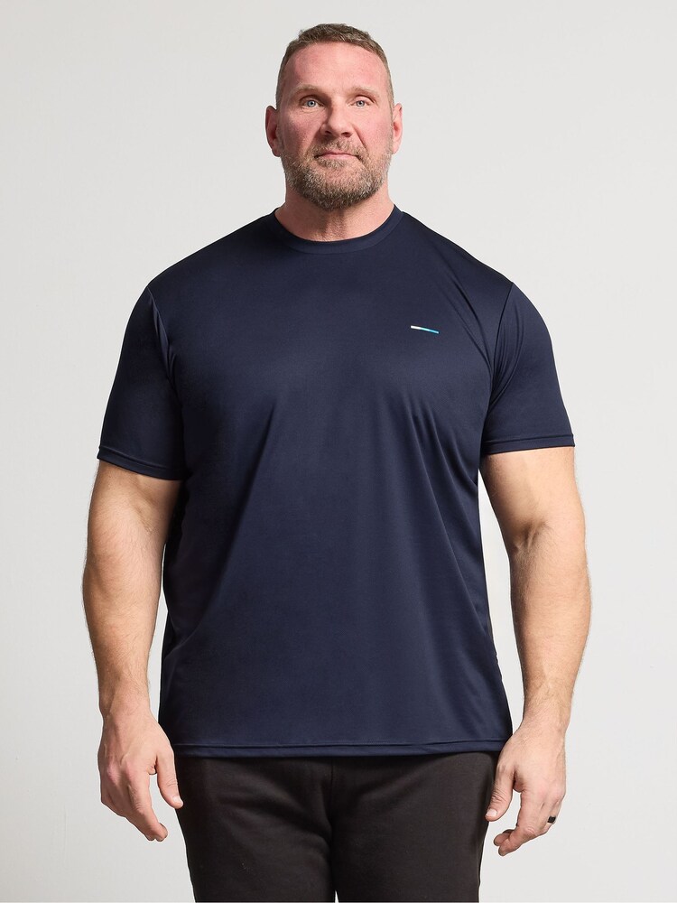 BadRhino Big & Tall Blue Logo T-Shirt - Image 1 of 6