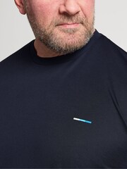 BadRhino Big & Tall Blue Logo T-Shirt - Image 4 of 6