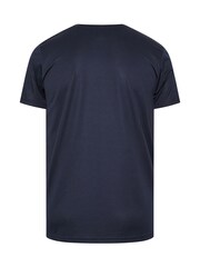 BadRhino Big & Tall Blue Ironrhino Short Sleeve Text Logo T-Shirt - Image 6 of 6