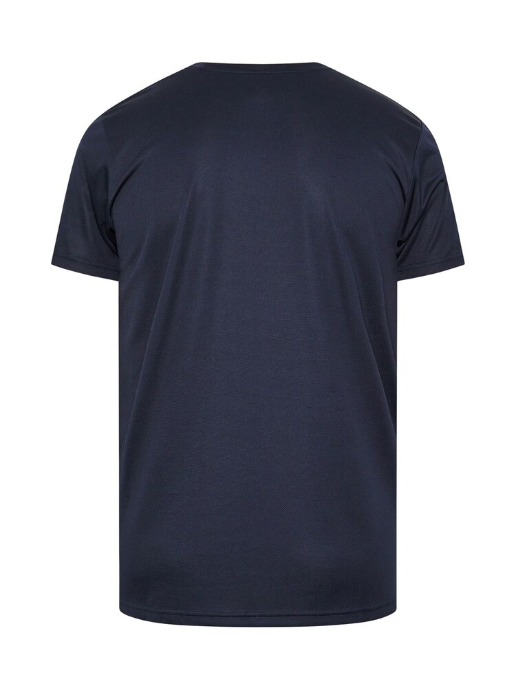 BadRhino Big & Tall Blue Ironrhino Short Sleeve Text Logo T-Shirt - Image 6 of 6