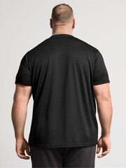 BadRhino Big & Tall Black Ironrhino Short Sleeve Text Logo T-Shirt - Image 3 of 5