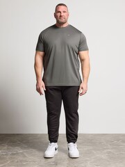 BadRhino Big & Tall Light Grey Logo T-Shirt - Image 2 of 4