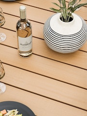 Royalcraft Black Tuscany Garden Set With 6 Elba Dining Chairs - Image 3 of 6