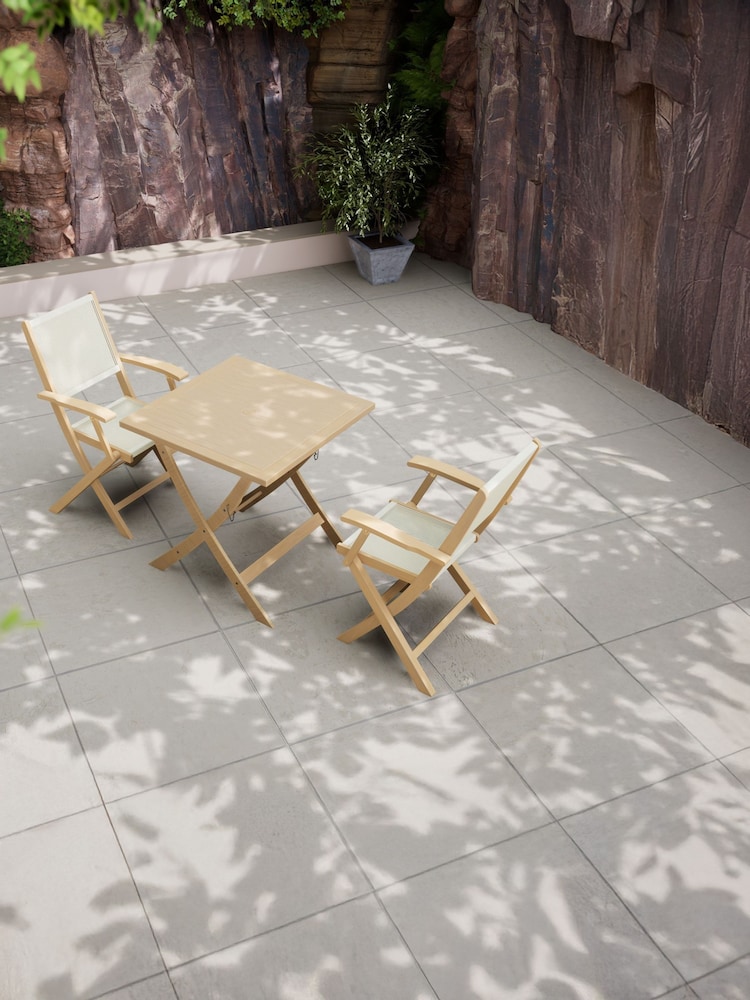 Royalcraft Set of 2 Natural London Garden Bistro Rope Folding Armchairs - Image 1 of 6 Royalcraft Set of 2 Natural London Garden Bistro Rope Folding Armchairs - Image 1 of 6