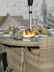 Royalcraft Beige Wentworth 4 Seater Garden Dining Set - Image 2 of 4