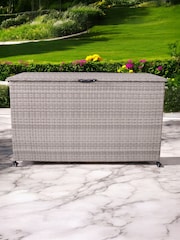 Royalcraft Natural Weave Garden Cushion Storage Box 645L - Image 2 of 6