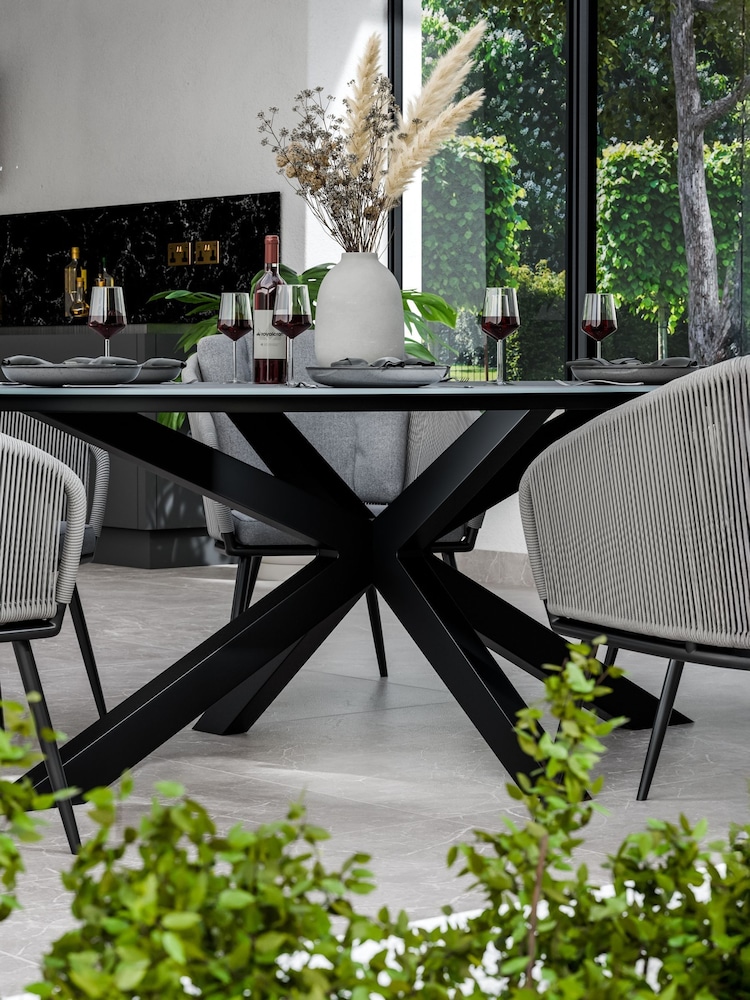 Royalcraft Set of 6 Grey Aspen Oval Garden Rope Chairs - Image 2 of 6 Royalcraft Set of 6 Grey Aspen Oval Garden Rope Chairs - Image 2 of 6