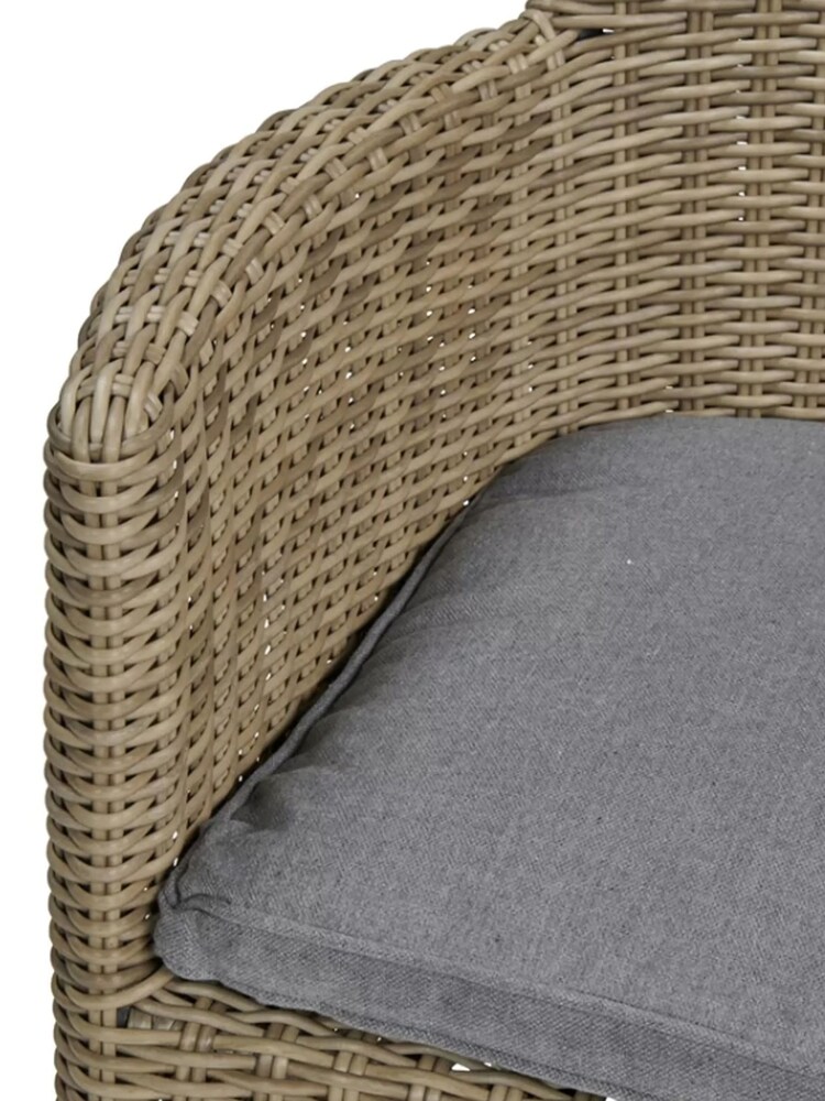 Royalcraft Beige Wentworth 6 Seater Garden Round Dining Set - Image 6 of 6