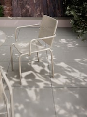 Royalcraft Cream Porto 4 Seater Garden Dining Champagne - Image 2 of 5