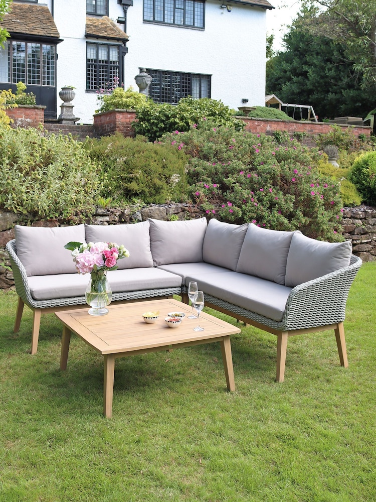 Royalcraft Grey Sol Garden Corner Lounge Set - Image 2 of 6 Royalcraft Grey Sol Garden Corner Lounge Set - Image 2 of 6