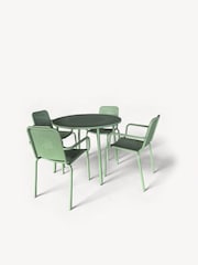 Royalcraft Olive Porto 4 Seater Garden Dining Champagne - Image 3 of 5