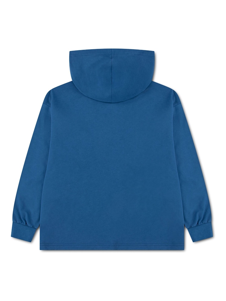 Jordan Blue Jumpman Air Hooded Long Sleeve Hoodie - Image 2 of 3
