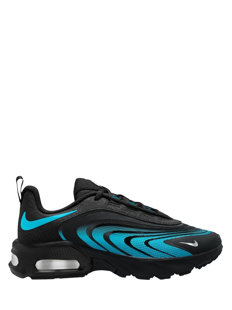 Nike Black Gamma Blue Youth Air Max Fire Trainers - Image 1 of 4 Nike Black Gamma Blue Youth Air Max Fire Trainers - Image 1 of 4