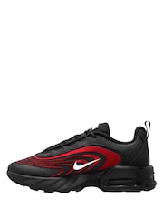 Nike Black/University Red Youth Air Max Fire Trainers - Image 2 of 4